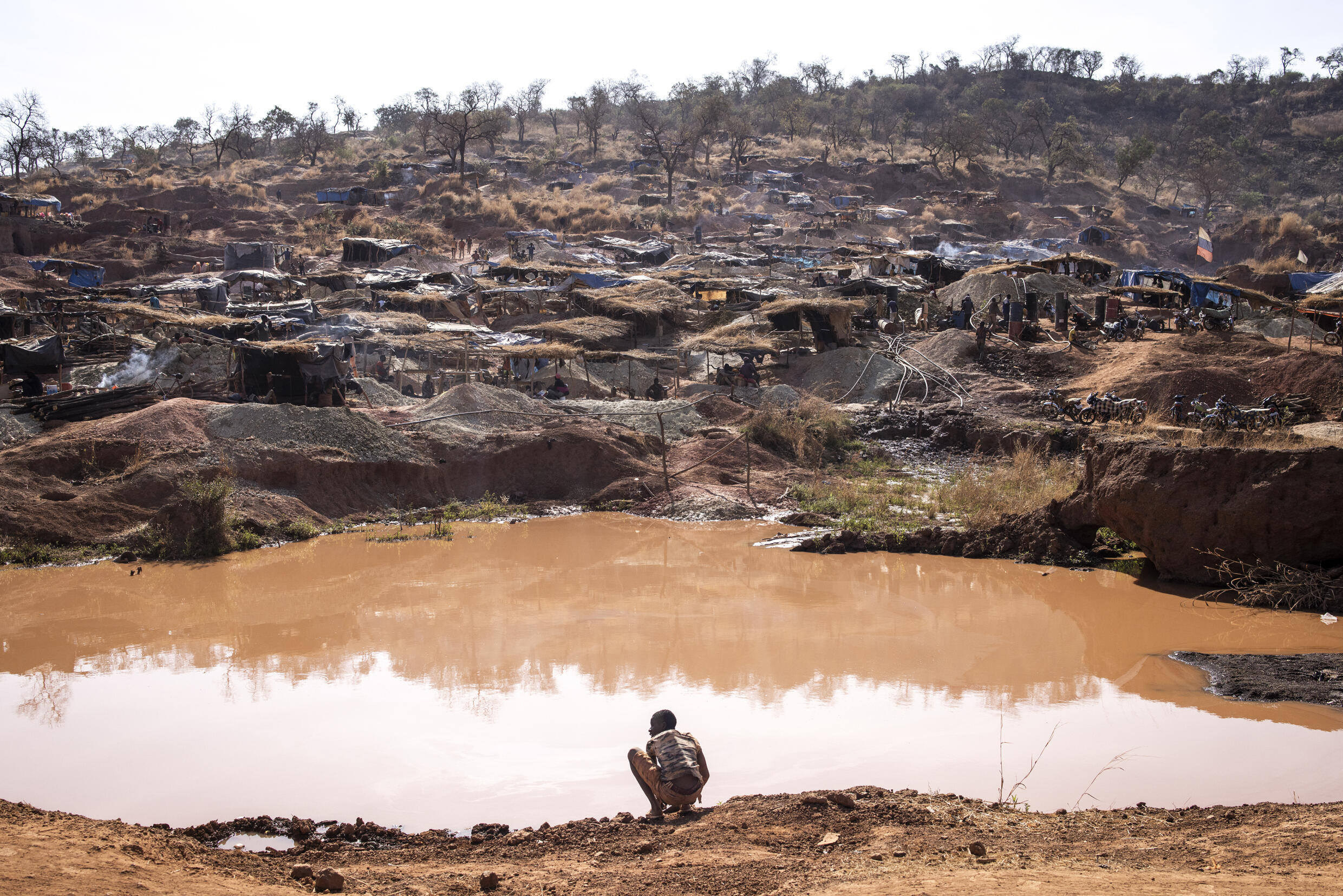 The mines attract migrant workers from about 20 different African countries. Photo: AFP