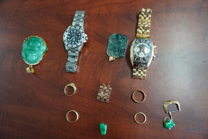 The assets stolen by Quyen. Photo: supplied by the police