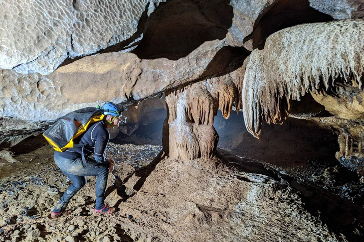 The British Caving Association has discovered 22 new caves in Quang Binh Province. Photo: British Caving Association