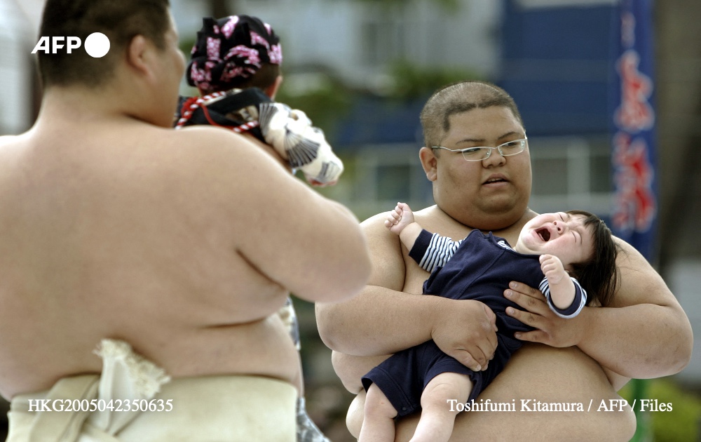 Japan's 'crying baby sumo' festival returns after pandemic