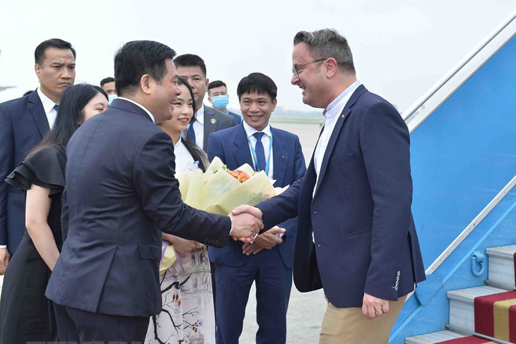 This is the first visit to Vietnam by a prime minister of Luxembourg in over 20 years. Photo: Vietnam News Agency