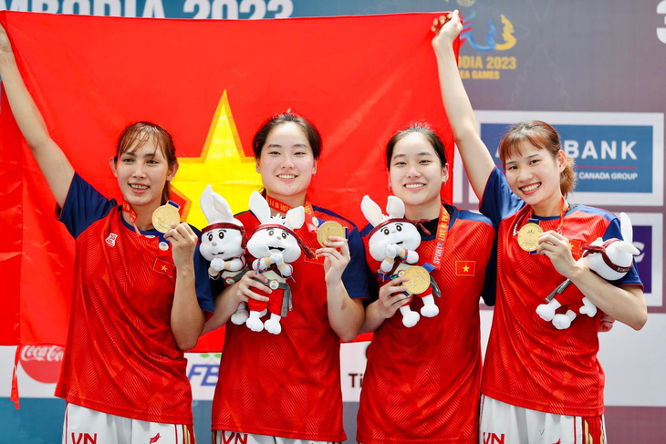 Vietnam wins first-ever gold medal in SEA Games women’s 3x3 basketball