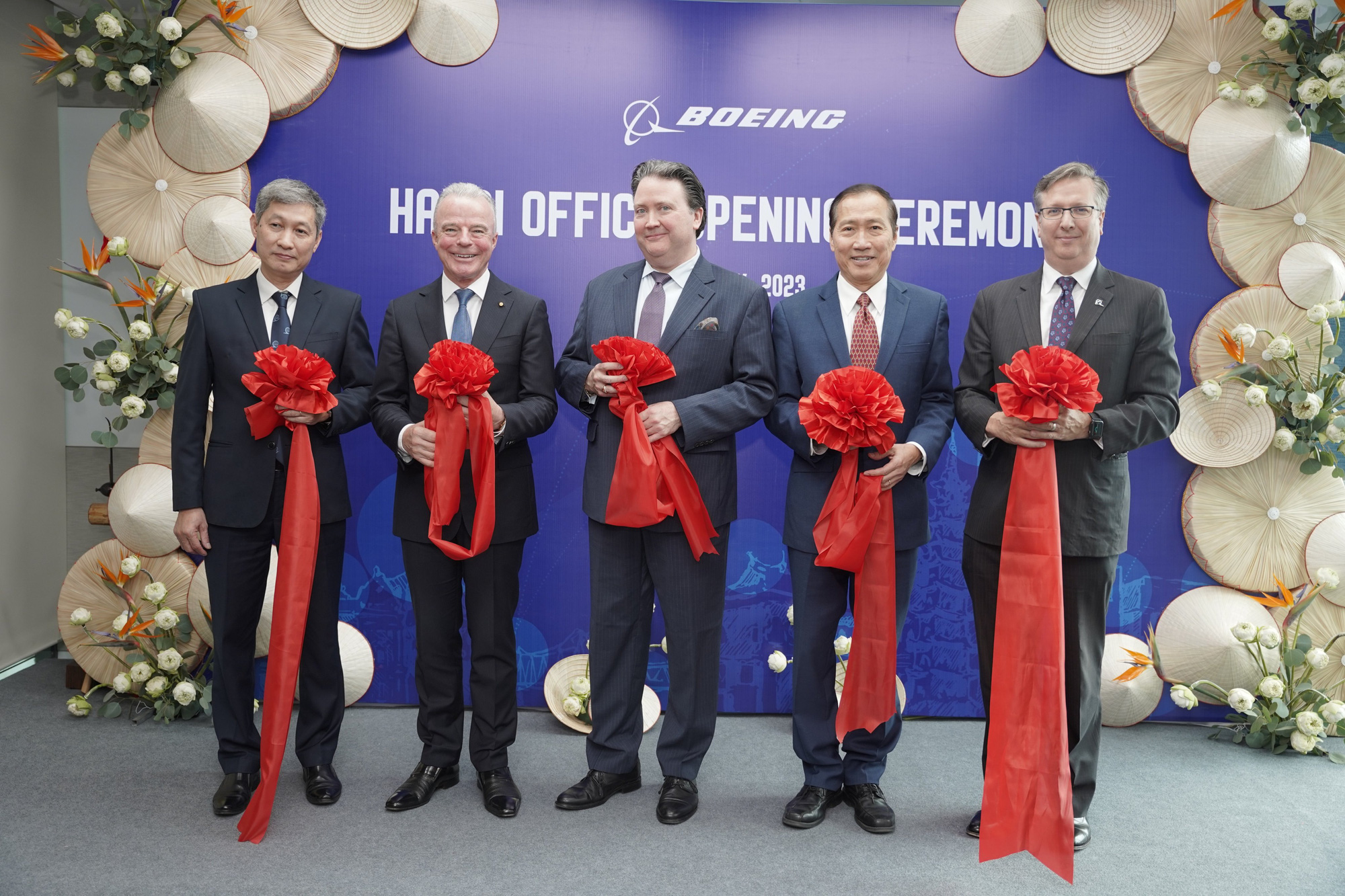 Boeing opened its new permanent office in Ba Dinh District, Hanoi, Vietnam on May 12, 2023. Photo: Boeing Vietnam
