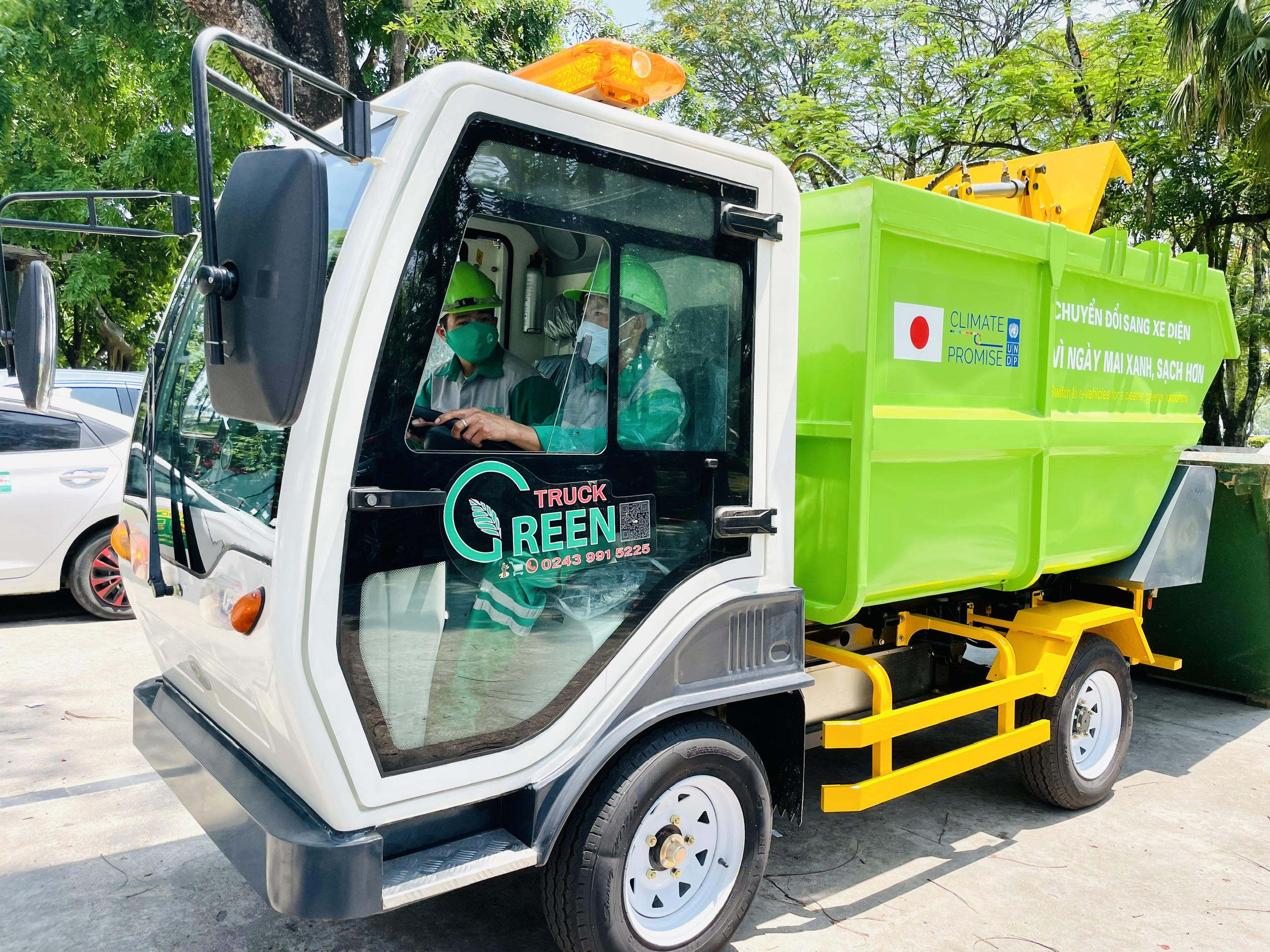 UNDP pilots electric trucks for waste collection in central Vietnam