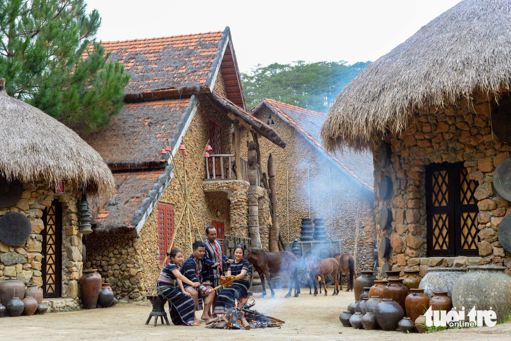 Lac Duong District has serious tourism potential as it preserves the indigenous cultural space of the K'Ho ethnic minority group. Photo: The Kiet / Tuoi Tre