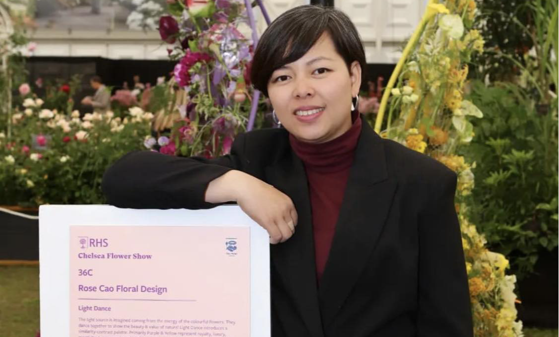 Vietnamese florist wins silver at RHS Chelsea Flower Show 2023
