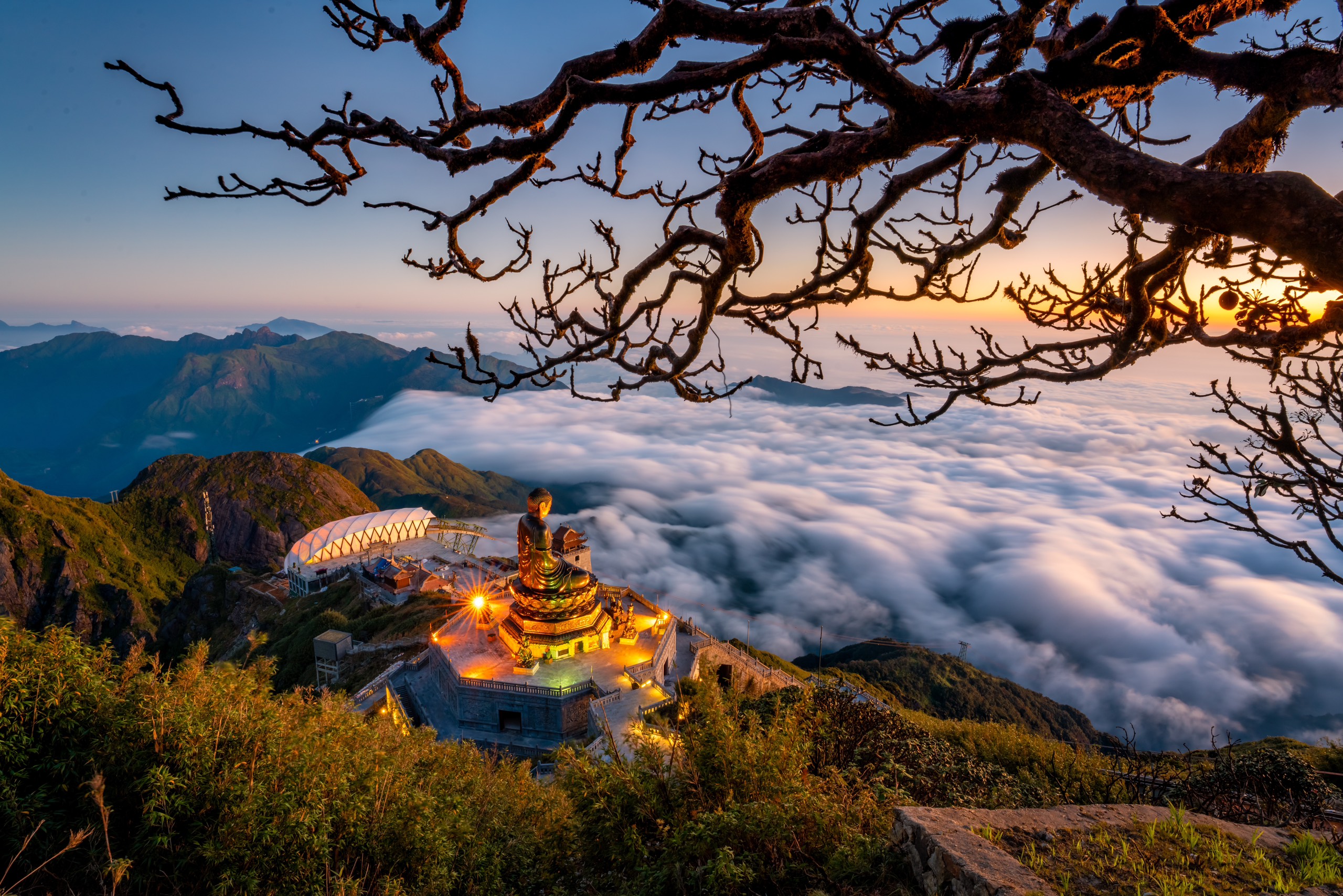 Fansipan is also known as ‘Gateway to the Sky.’ Photo: Nguyen Minh Tu
