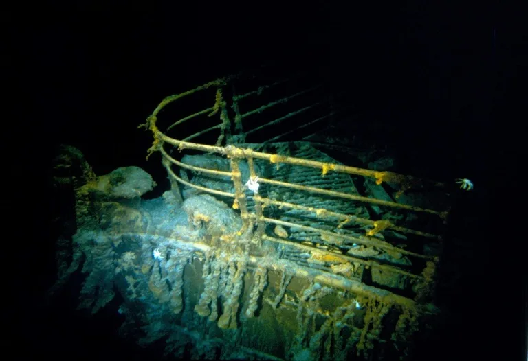 The journey to reach the wreck of the Titanic in a tiny submersible is cold and dark, but spectacular, says one of the handful of people who has done it. Photo: AFP