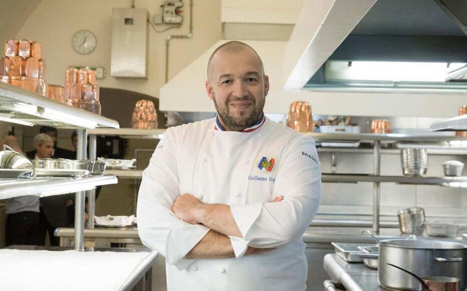 Guillaume Gomez is seen in the kitchen at the Élysée Palace. Photo: LE PARISIEN