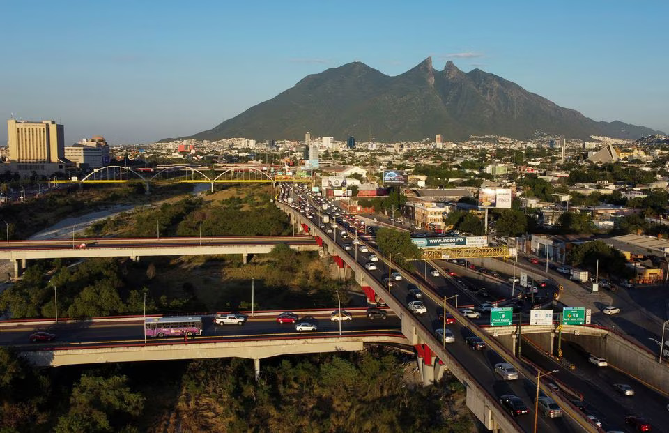 A general view shows a sunny afternoon as high temperatures continue, in Monterrey, Mexico June 28, 2023. Photo: Reuters