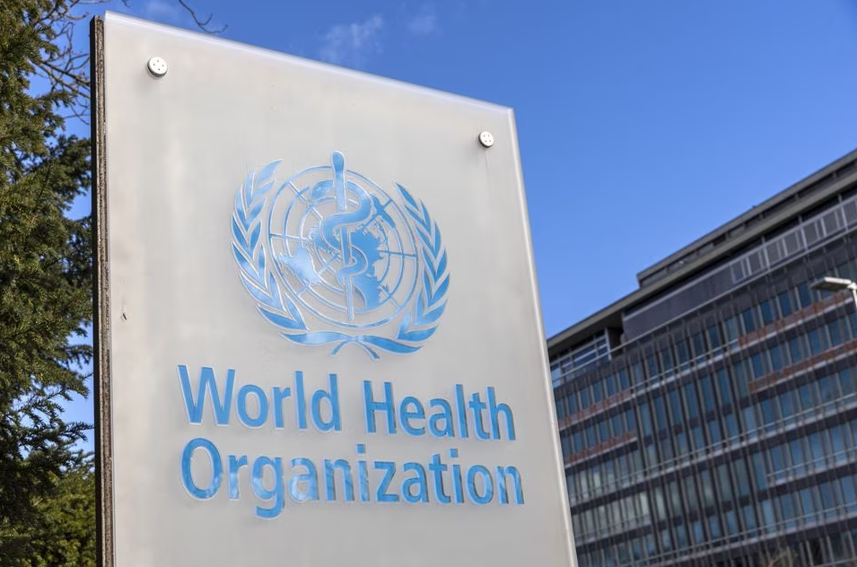 The World Health Organisation (WHO) logo is seen near its headquarters in Geneva, Switzerland, February 2, 2023. Photo: Reuters