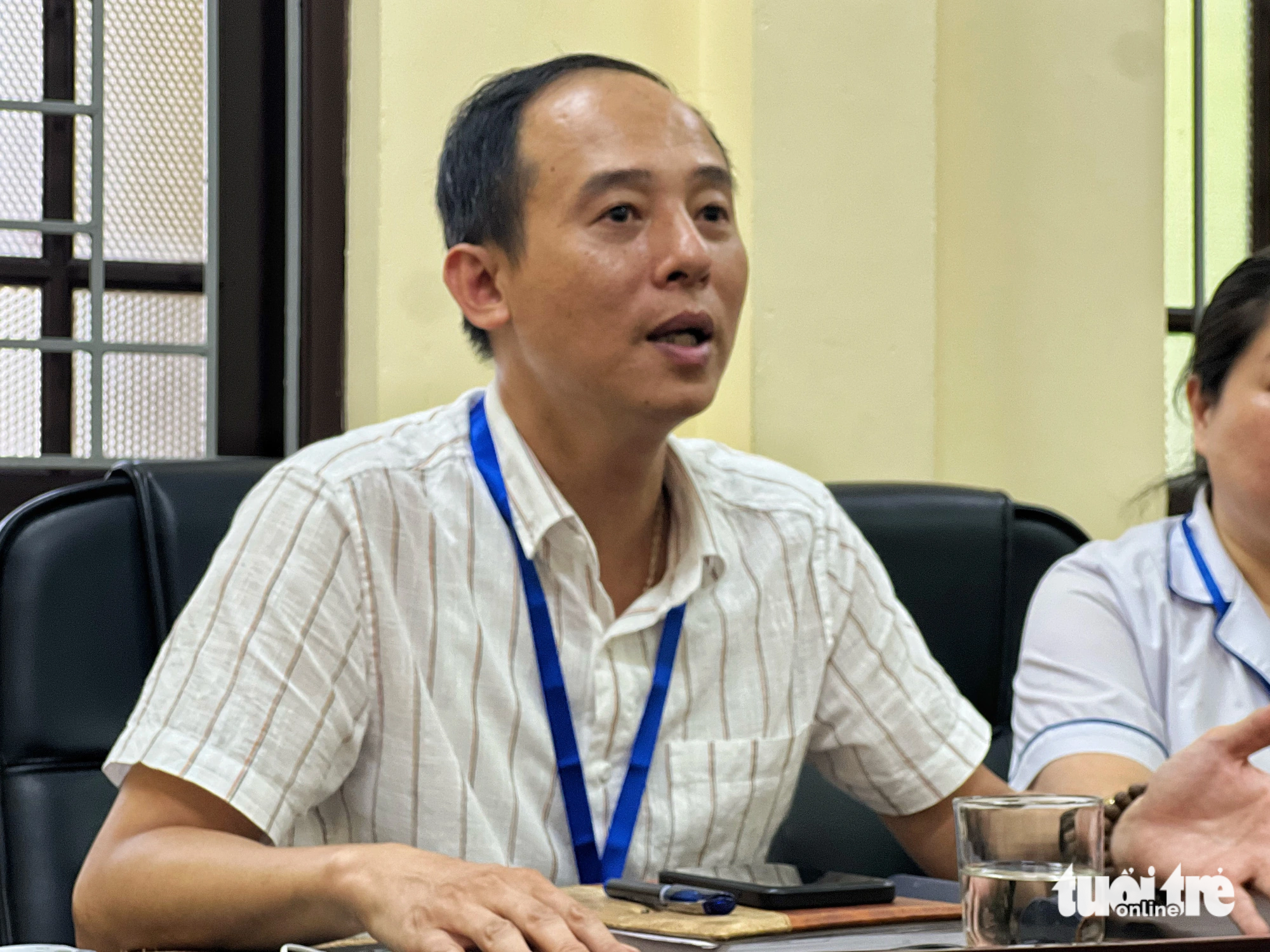 Bui Anh Dung, deputy chairman of Phuong Mai Ward in Dong Da District, Hanoi. Photo: Pham Tuan / Tuoi Tre