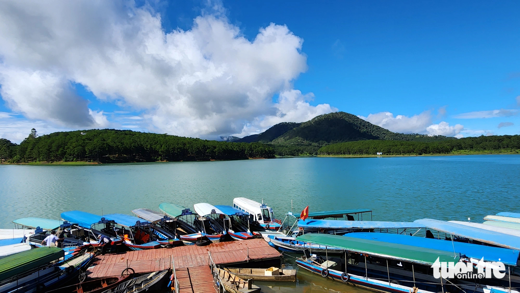 A stunning view of Tuyen Lam Lake, located in Da Lat City, Lam Dong Province, in Vietnam’s Central Highlands region. Photo: M.V. / Tuoi Tre