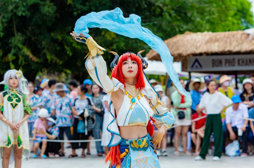 A performance at the Wonder Summer 2023 festival. Photo: D.H. / Tuoi Tre