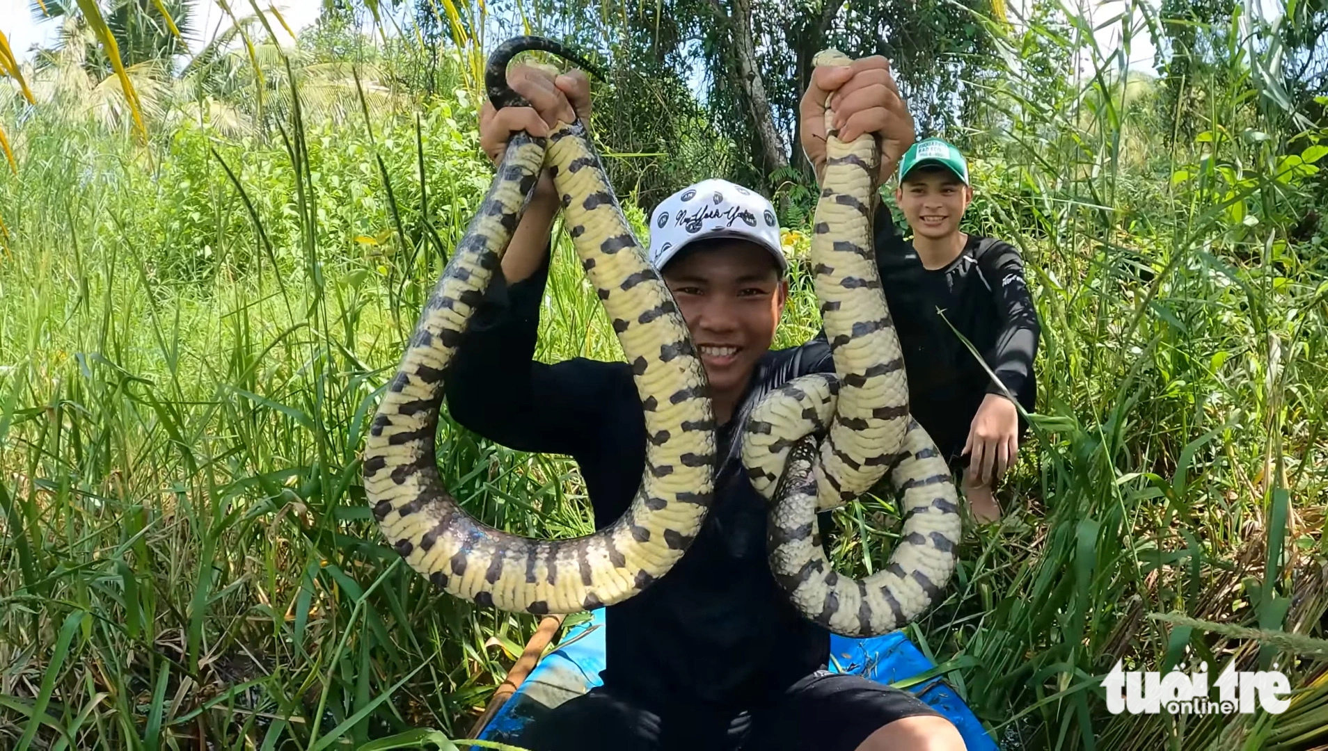 Hunting snakes, catching eels in Vietnam’s U Minh Ha National Park