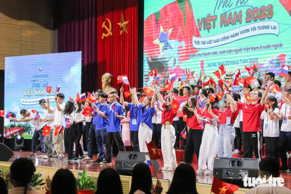 120 overseas Vietnamese youths join Vietnam Summer Camp 2023. Photo: Duy Linh / Tuoi Tre