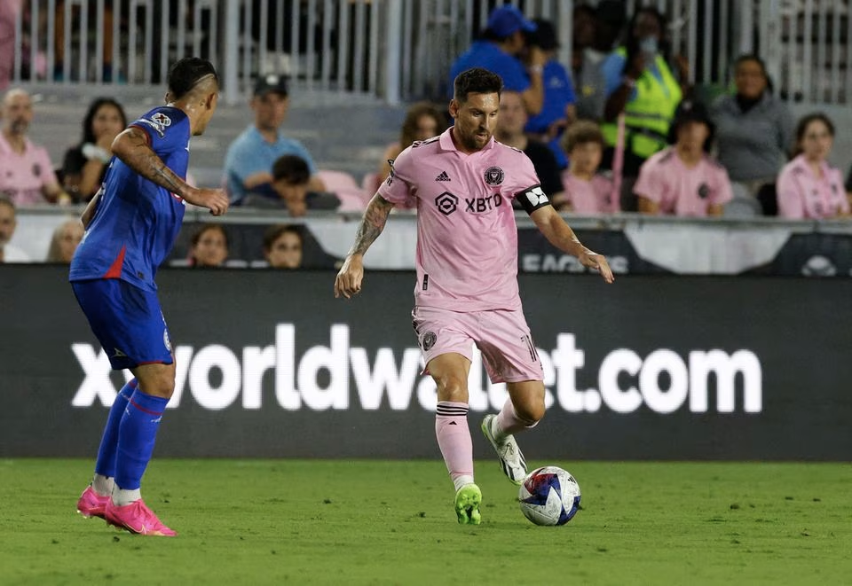 Soccer Football - Leagues Cup - Group J - Inter Miami v Cruz Azul - DRV PNK Stadium, Fort Lauderdale, Florida, United States - July 21, 2023 Inter Miami's Lionel Messi in action. Photo: Reuters