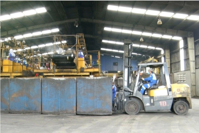 A waste treatment line at the Quang Trung waste treatment complex. Photo: Thanh Truc / Tuoi Tre