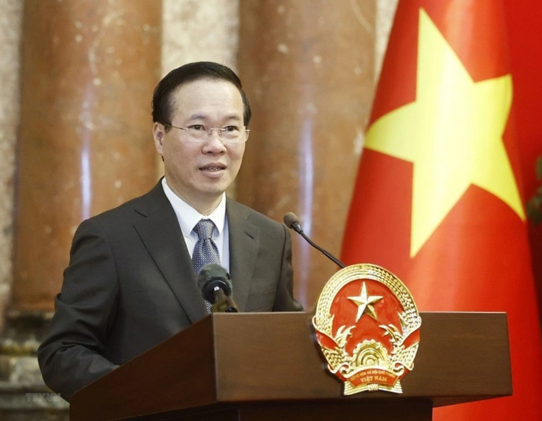Vietnamese State President Vo Van Thuong. Photo: Vietnam News Agency