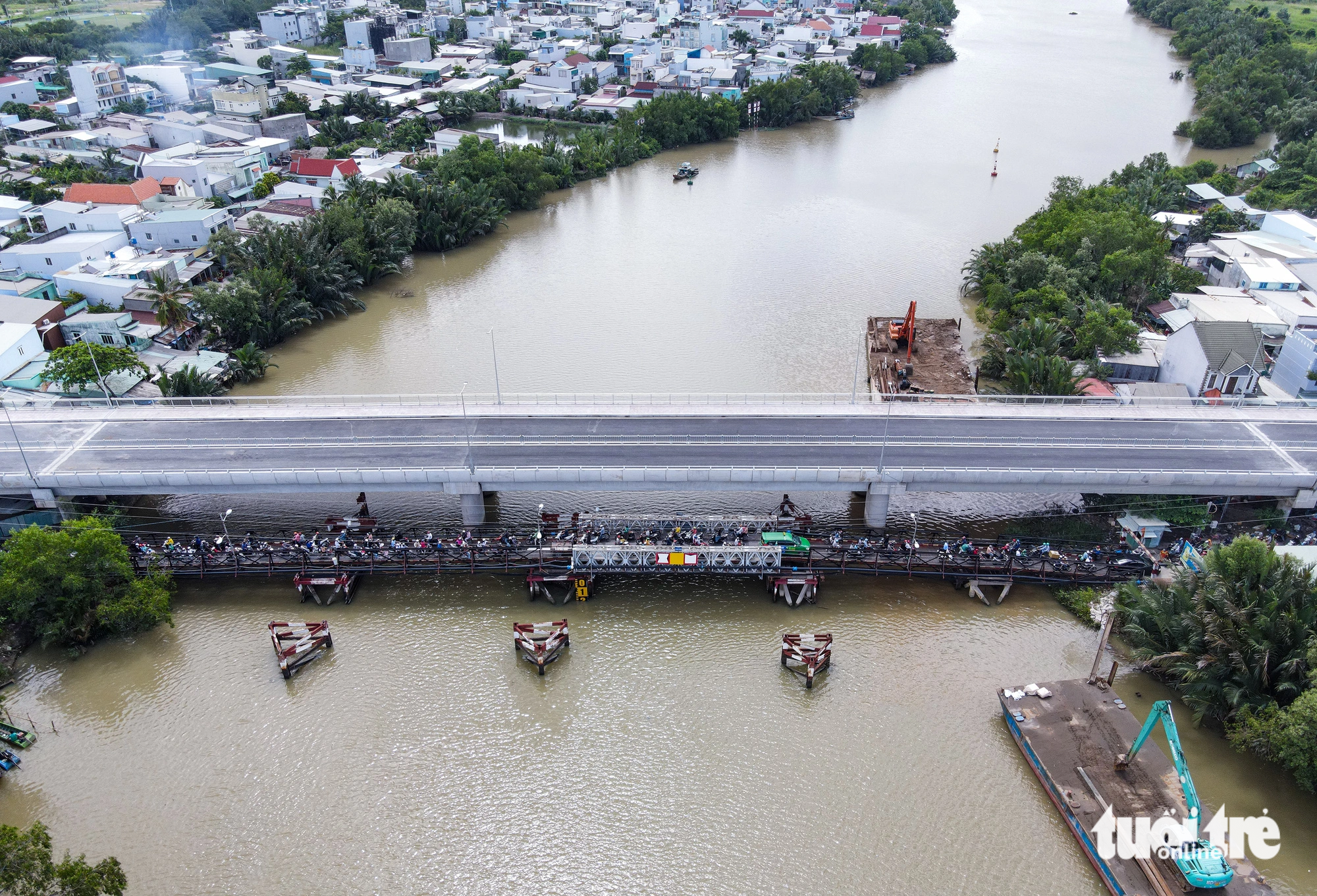 The opening of the new Long Kieng Bridge is a dream of residents 22 years after it began construction.