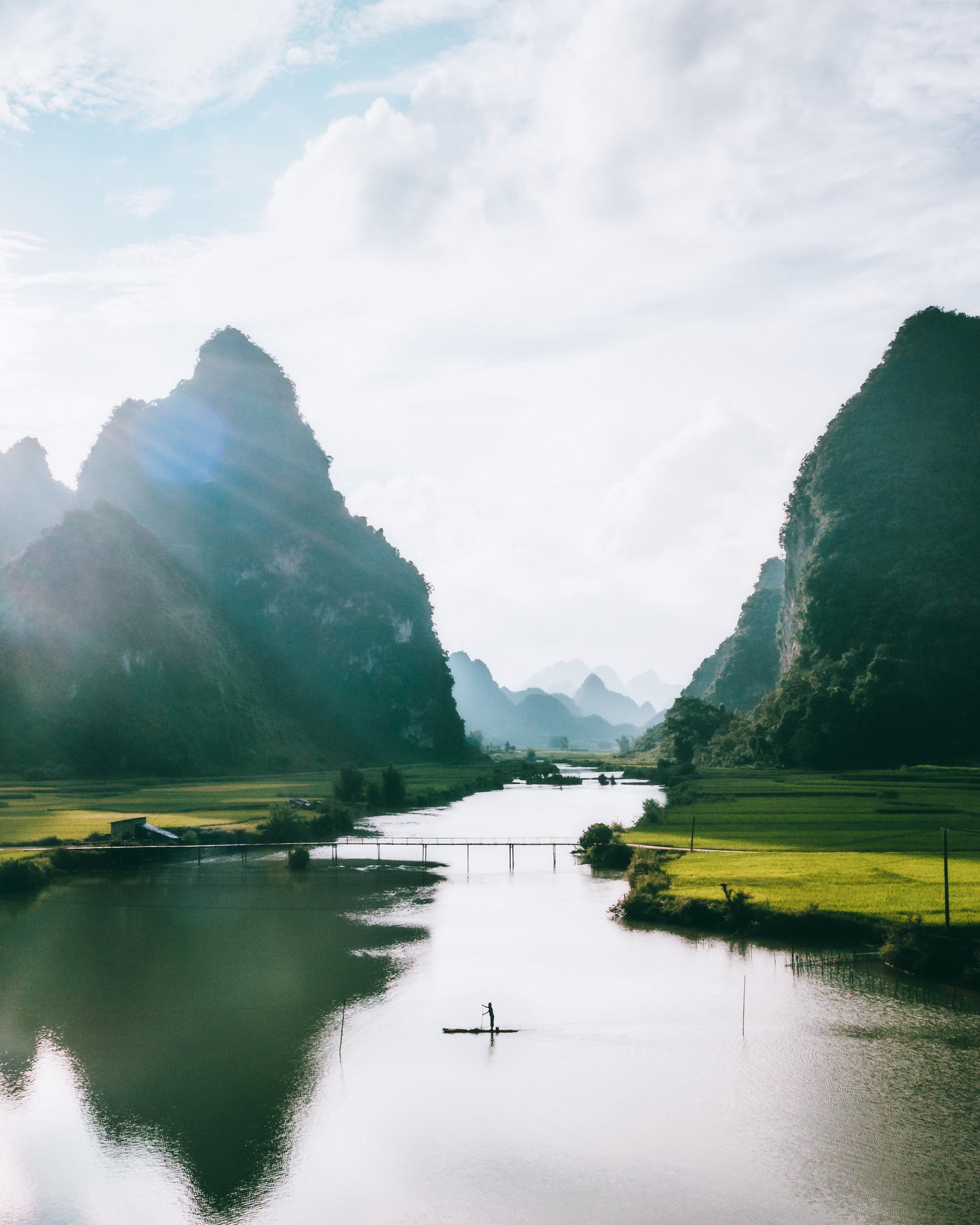 A photo of Trung Khanh District in the northern province of Cao Bang by Benjamin Tortorelli.