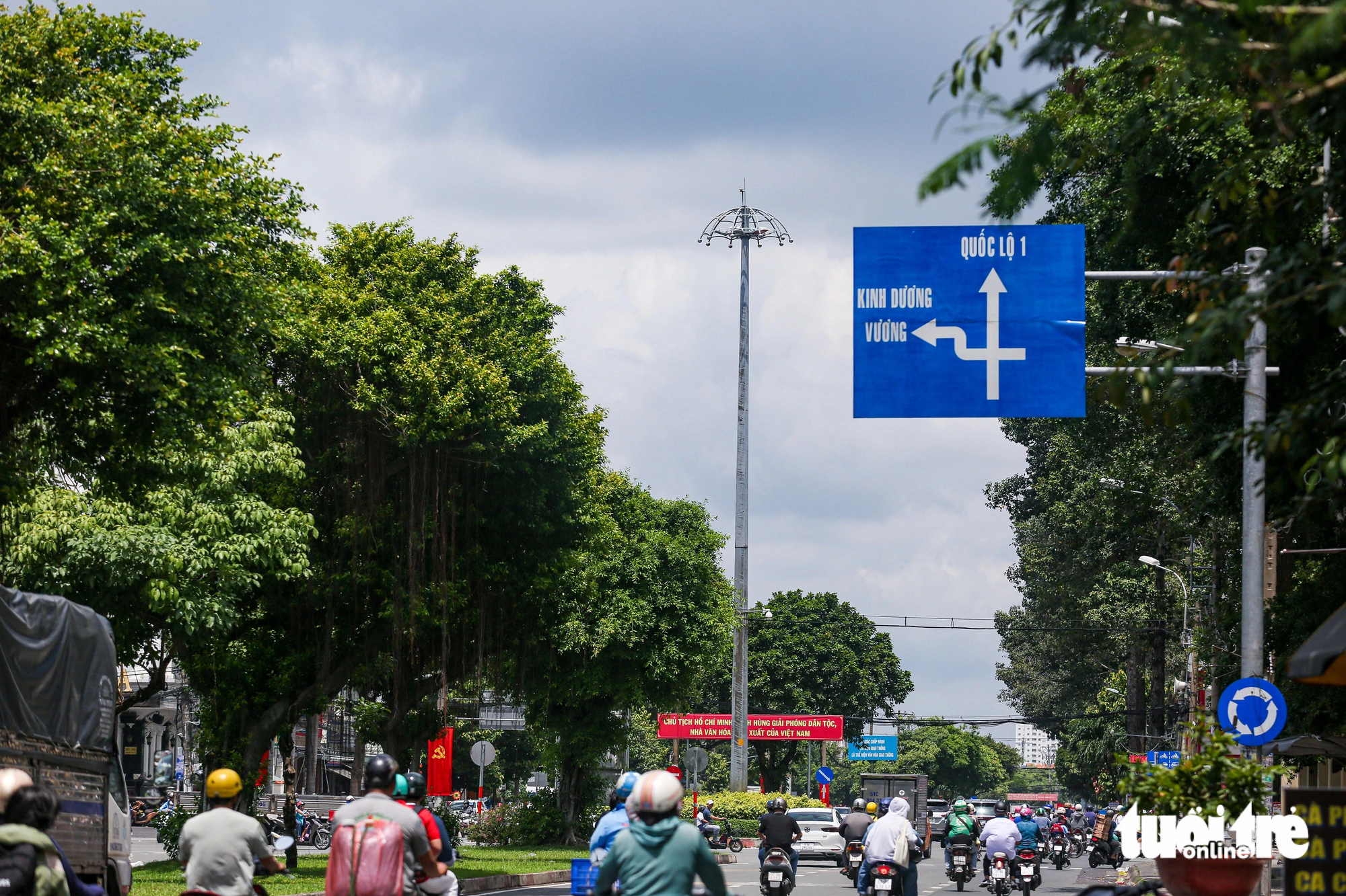A view of a Road No. 7 section in Binh Tan District, Ho Chi Minh City.
