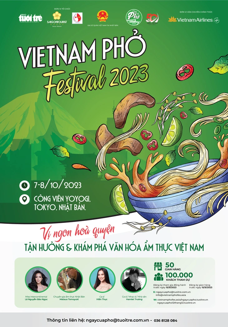 A poster of the ‘Vietnam Pho Festival 2023’