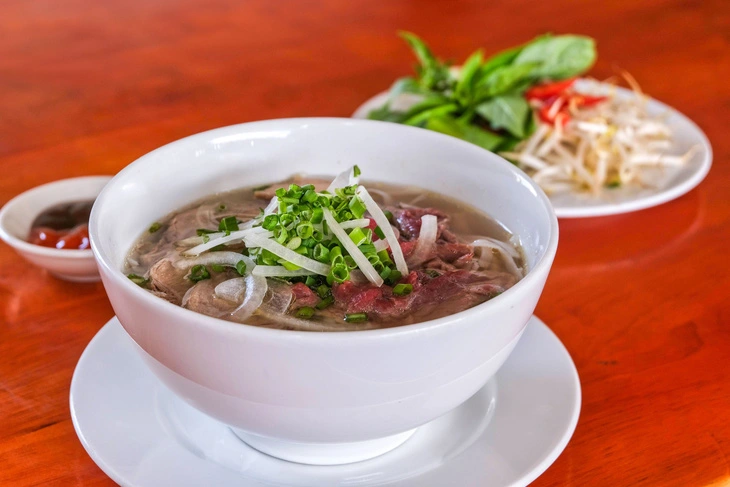 A bowl of pho is served at Hotel Majestic Saigon in District 1, Ho Chi Minh City. Photo: Supplied