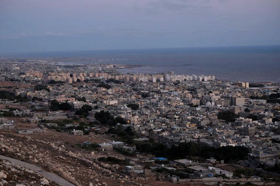 General view of the city during the Sunrise, following a powerful storm and heavy rainfall hitting the country, in Derna, Libya September 14, 2023. Photo: Reuters