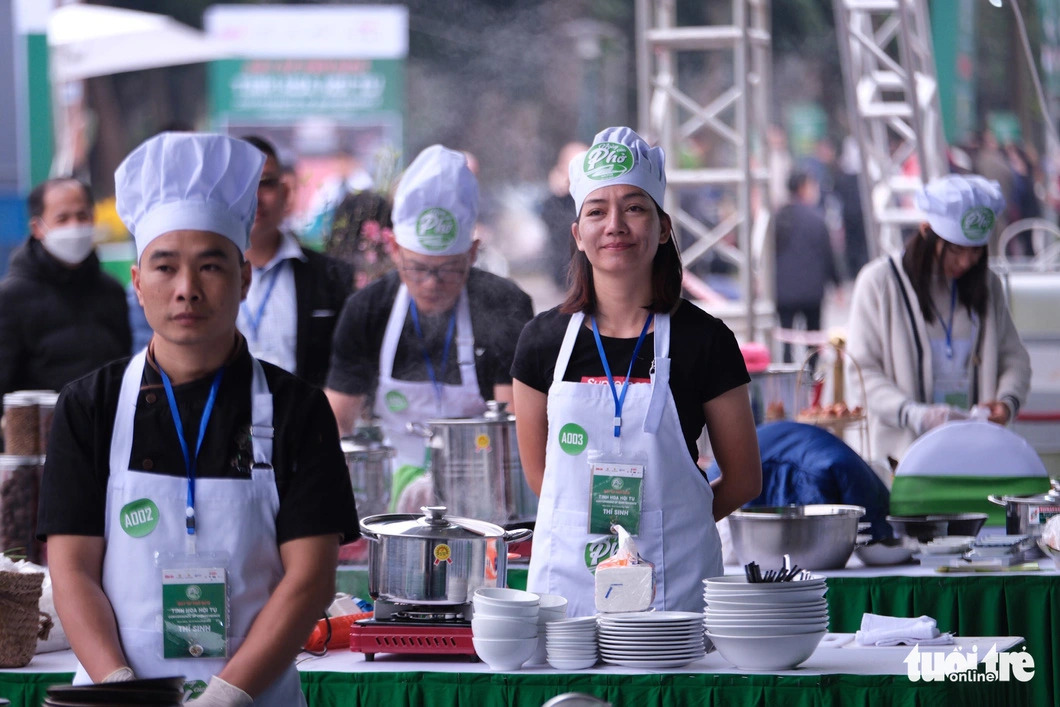 The Vietnam Pho Festival 2023 will gather chefs of famous pho brands in Vietnam. Photo: Nam Tran / Tuoi Tre