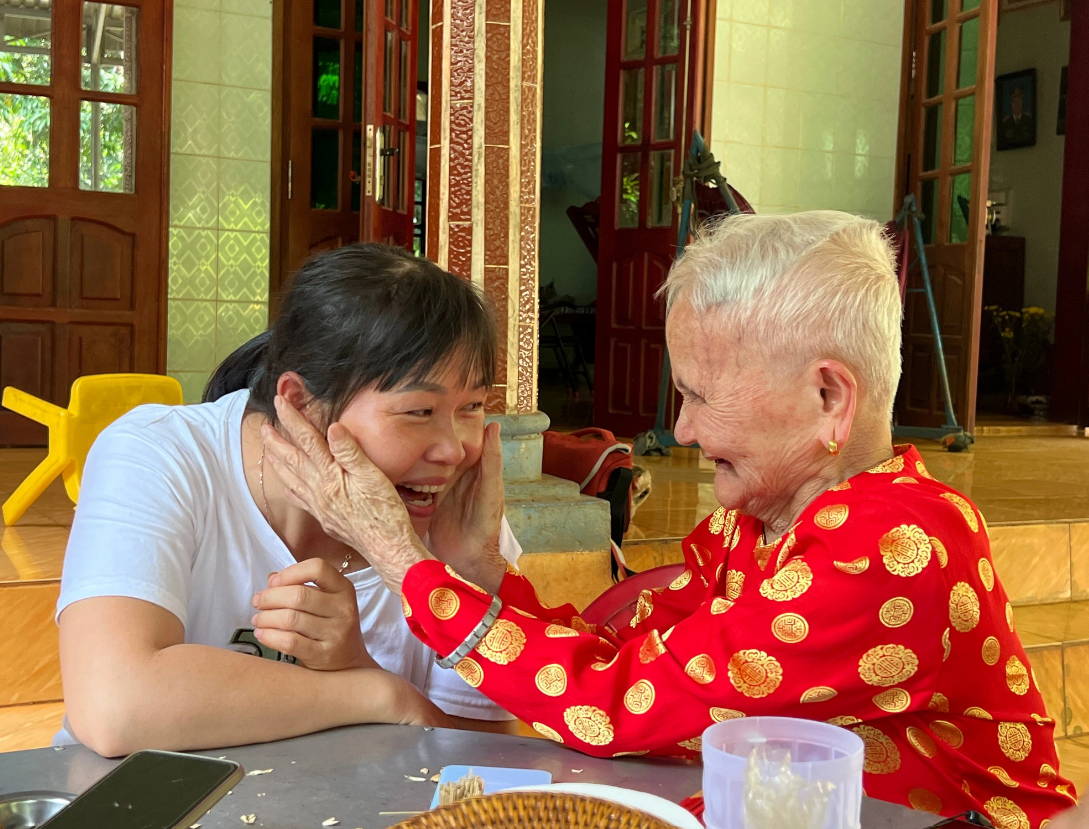 The 101-year-old remains healthy. Photo: Yen Trinh / Tuoi Tre