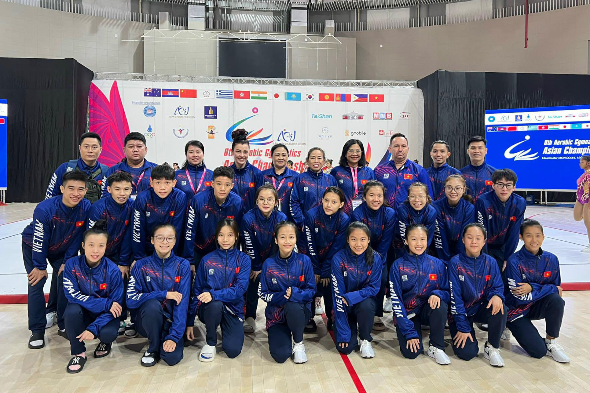Vietnam wins 3 gold medals at Aerobic Gymnastics Asian Championship