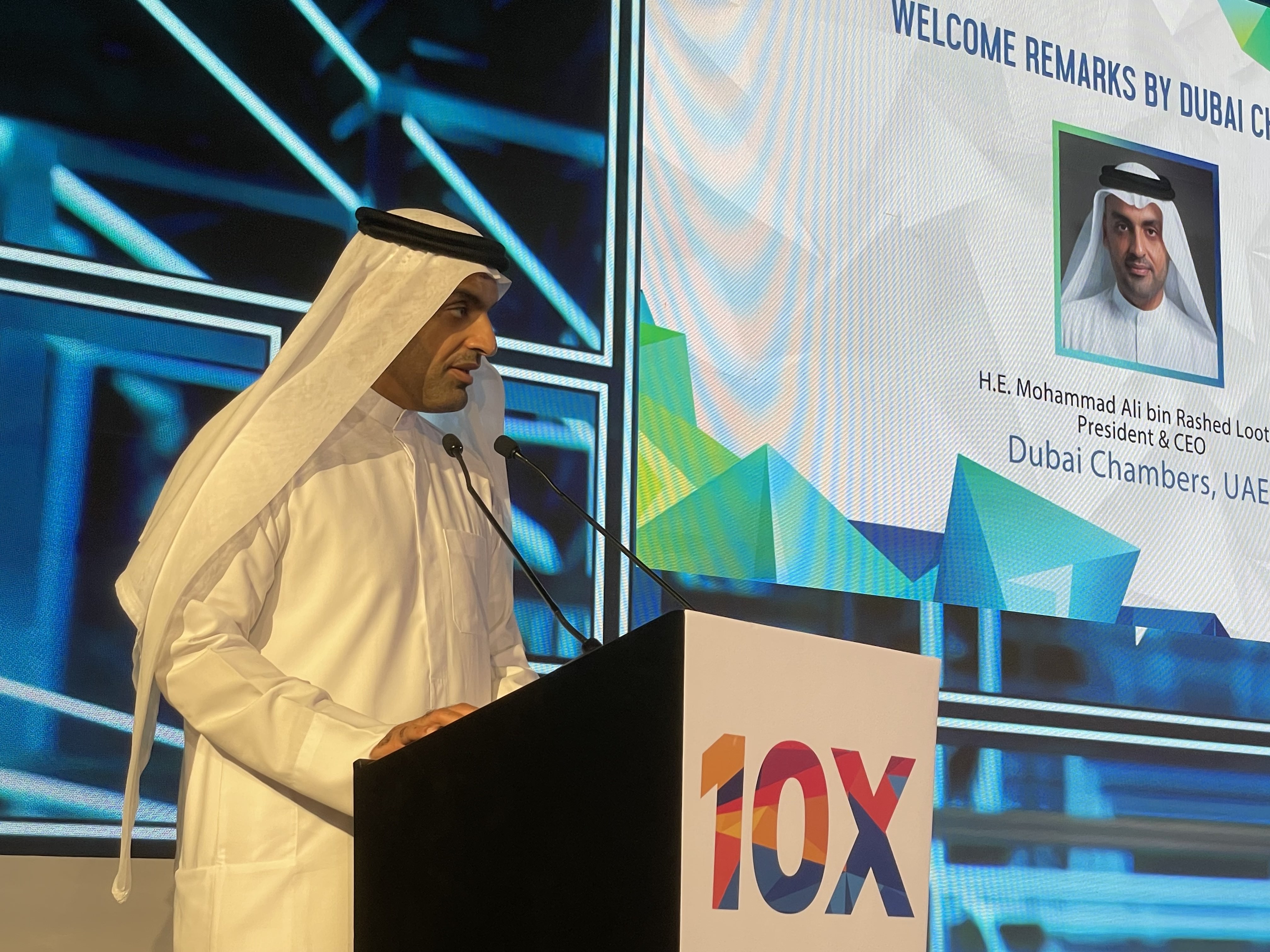 Mohammad Ali Rashed Lootah, President and CEO of Dubai Chambers. Photo: Du Nhat Dang / Tuoi Tre News
