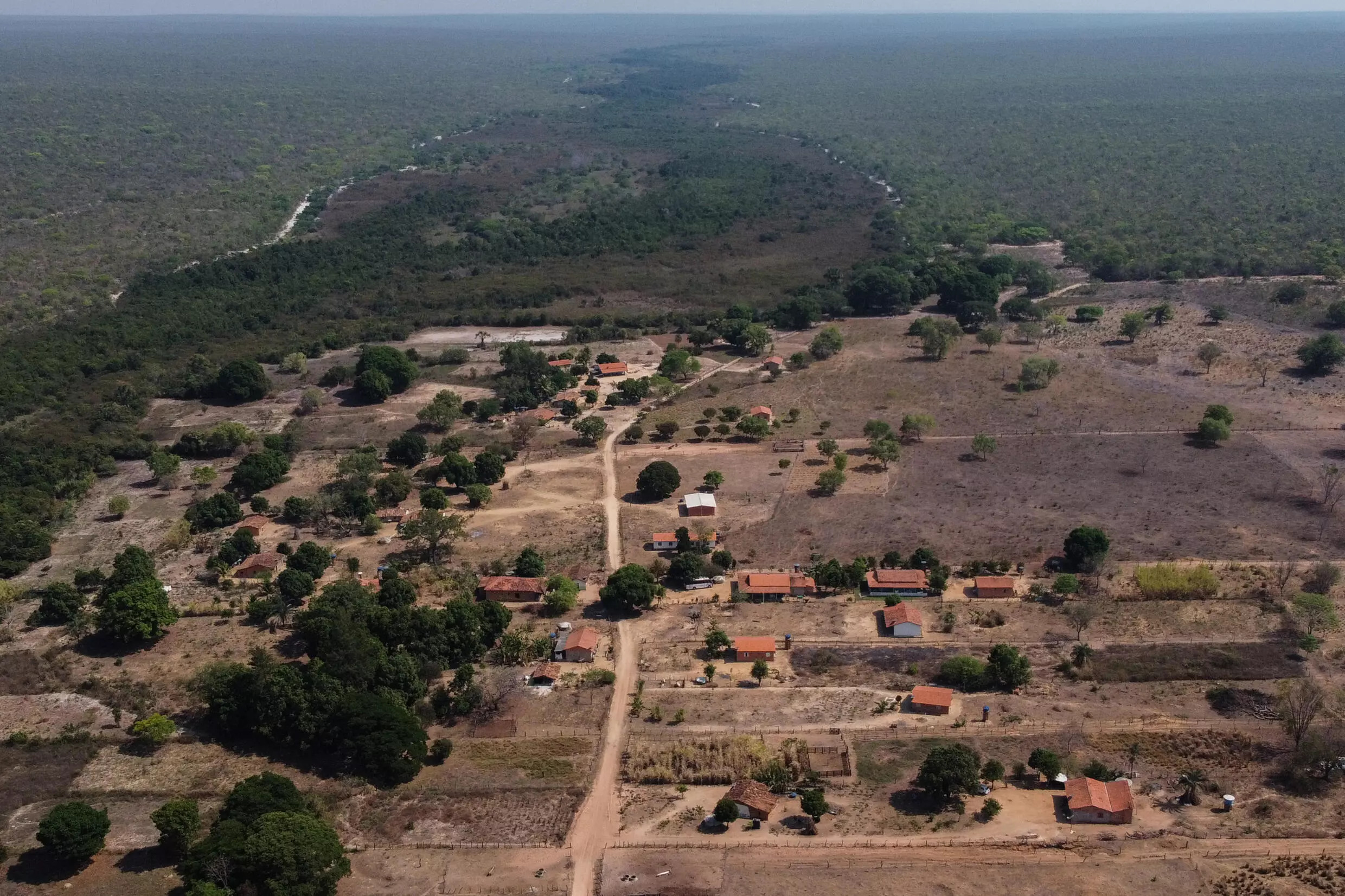 The Capao do Modesto village is seen in in Correntina, western Bahia state, Brazil, in the Cerrado savanna, which may be the most important place most people have never heard of. Photo: AFP